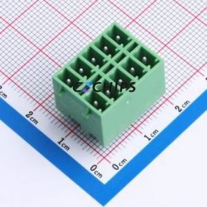 DB2EVHBG-3.81-2*5P-GN Plug-in Terminal Block Through hole,P=3.81mm Board-to-Board / Socket - Closed Snap Fixing 2x5P 3.81mm - Product Image 1