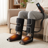 Masseur de jambes et de mollets avec compresse chaude, pression d'air, airbag, entièrement automatique, électrique