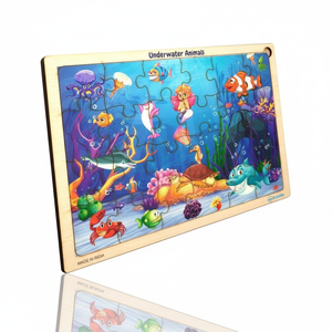 จิ๊กซอว์ไม้น้ำรูปสัตว์ปริศนาคุณภาพสูงออกแบบได้ตามต้องการ - Product Image 1