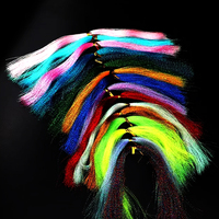 Haikewei Flying Hook Line, fil de soie de couleur vive, fil de soie cristalline pour la fixation de crochets de pêche aux hameçons assistants
