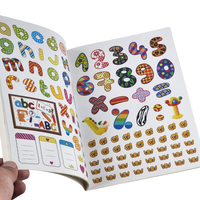 Venta al por mayor de libros educativos personalizados A4, libros para niños, libro educativo para colorear con bolígrafo de agua y crayón