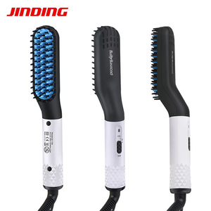 2025 <strong>Hair</strong> <strong>Straightener</strong> Professional 2 In 1 Straight Flat Iron Electric Hot Comb Straightening Brush Women <strong>Straightener</strong> Comb - Product Image 5
