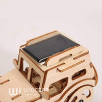 Rompecabezas 3D de Madera Wincent, Coche Solar Todoterreno, Kit de Modelo para Armar, Juguete Educativo STEM, Proyecto Científico, Regalo para Niños