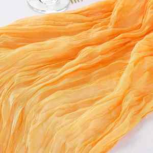 <b>Gold</b> Spring Easter Cheesecloth <b>Table</b> Boho Rustic Gauze Shimmer Cheese Cloth <b>Runner</b> for Wedding - Product Image 3