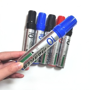 Popular Black/blue/red 3 Colors No Erase Oily <b>Paint</b> Waterproof Permanent Marker Jumbo Size - Product Image 6