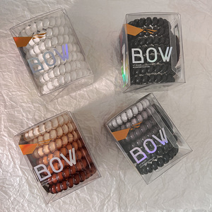 Bandas de goma coloridas <span class=keywords><strong>alambre</strong></span> de teléfono lazos <span class=keywords><strong>para</strong></span> el cabello niñas resortes sin rastro diademas elásticas <span class=keywords><strong>para</strong></span> mujeres tocado - Product Image 3