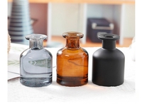 Bouteille diffuseur en verre carrée ou ronde parfumée, prête à être expédiée, pour la maison, la chambre et l'hôtel - Parfum rafraîchissant - Parfum longue durée