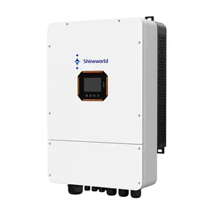 Shineworld 5KVA MPPT 450Vdc PV entrée 220V 48V 5Kw onduleur solaire hybride sur hors réseau