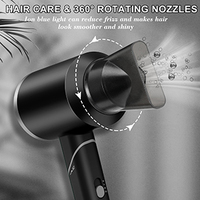 Fabricant meilleur sèche-cheveux Portable ionique 1800W, séchage rapide, hôtel, léger, pliable, pour voyage, sèche-cheveux professionnel