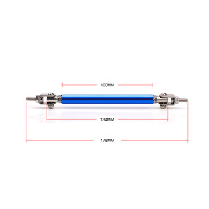CRASTP Viga de Refuerzo de Parachoques 75 100 150 200MM, Barras de Acoplamiento Delanteras para Modificación de Automóviles - Product Image 2