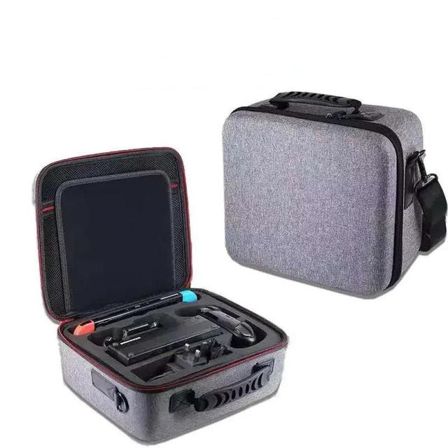 Large Capacity Carrying Storage Case for Switch OLED Game Accessories with Card Slot Protective Pouch for Gaming Crossbody Bag