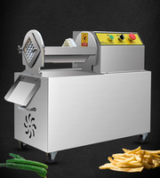 Fabriek Die Volautomatische Hete Verkoop Zoete Kreuk Gesneden Bevroren Aardappel Frietjes Maken Machine