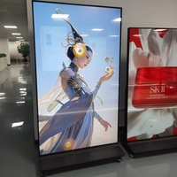 Afficheur numérique LCD ultra-fin de 75 pouces sur pied pour ascenseur avec système d'exploitation Android et écran tactile