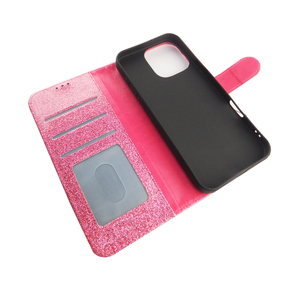 Custodia a Portafoglio Rosa <span class=keywords><strong>con</strong></span> Luci Lampeggianti per Donna, in Pelle PU, <span class=keywords><strong>con</strong></span> Motivo a Cuore e Slot per Carte, per <span class=keywords><strong>iPhone</strong></span> 16 - Product Image 5