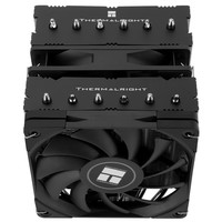 Refroidisseur d'air pour processeur Thermalright RK120 SE à double tour, doté de six caloducs et de ventilateurs PWM haute performance entièrement noirs