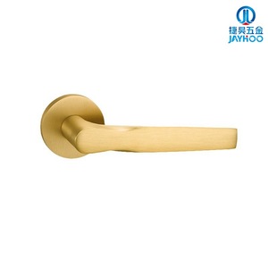 Jiehao Brass Door Handle Lever Lock Keyless Solid Wood Interior Bedroom Home Door Hardware FT01-12 - Product Image 5