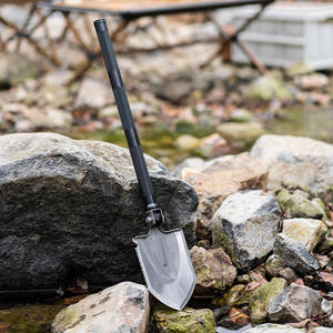 Pala Multifuncional para Exteriores con Mango en D, Plegable, de Acero con Alto Contenido de Carbono, para Camping, Supervivencia y Uso en Vehículos - Product Image 5