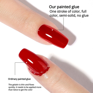 Nouveau style – 5 couleurs en stock – Gel <span class=keywords><strong>de</strong></span> peinture spécial à haute saturation pour nail art DIY, pot petit format, colle large pour peinture <span class=keywords><strong>sur</strong></span> <span class=keywords><strong>ongles</strong></span> - Product Image 3
