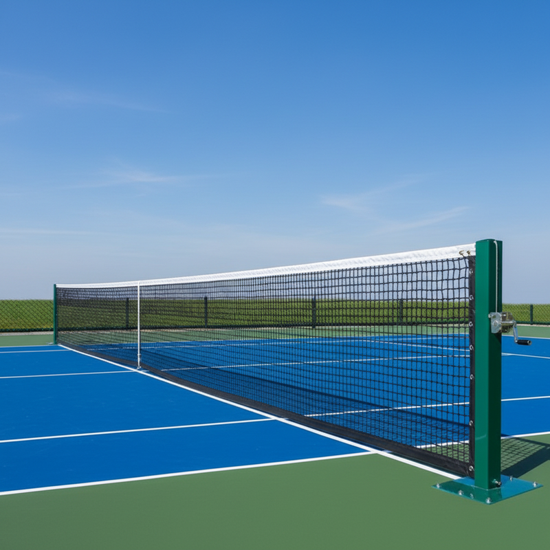 Full Court Fixed Outdoor Pickleball Post