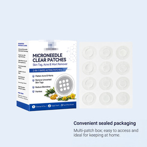 24 Patchs Hydrocolloïdes Anti-Acné à Micro-Aiguilles Professionnels Invisibles pour Soin de la Peau, Patchs Absorbants et Cicatrisants pour l'Acné - Product Image 6