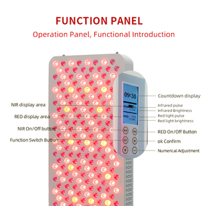 REDSKY 630nm 660nm 810nm 830nm 850nm Appareil <span class=keywords><strong>de</strong></span> beauté sur pied 1500W Panneau <span class=keywords><strong>de</strong></span> luminothérapie LED infrarouge rouge Corps entier Prise US - Product Image 2