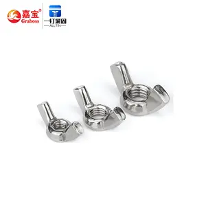 Butterfly High Quality Hot Sale 304 Stainless Steel Butterfly Nut Hand Twist The Nut Butterfly Type M3M4M5M6M8M10