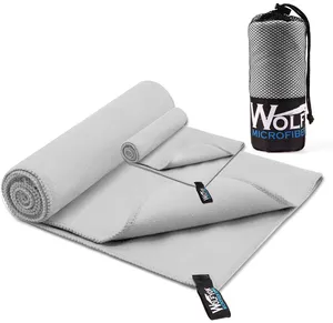 Mikro faser Handtücher Bad Set Fitness studio Gesicht Handtuch benutzer definierte Mikro faser Strand tuch für Yoga Sport Kühlung