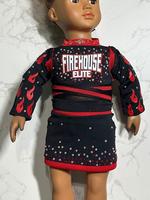 Strass Conception Personnalisée American Girl Hotsell Doll Cheerleader Cheer Uniforme Cheerleading Dance Wear