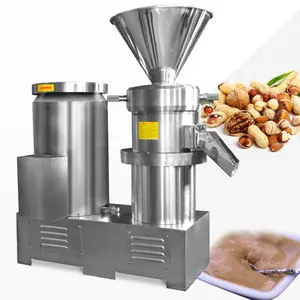 2024 Fábrica Venta caliente Máquina para hacer mantequilla de maní/Molino de molienda Molino coloidal de mantequilla de maní de sésamo con buen rendimiento