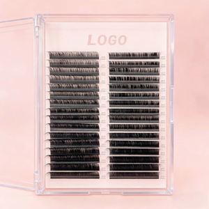 Matte Natural Eyelash Extensions <b>Individual</b> <b>Lash</b> Extensions PBT Material Vegan Cruelty-Free Easy Fan Tray Russian Las Extension - Product Image 5