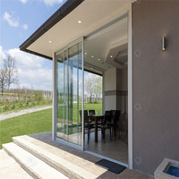 Fenêtre pliante en aluminium à double vitrage PRIMA, taille personnalisée, style moderne minimaliste, pour balcon, anti-effraction, insonorisée