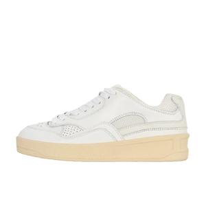 Zapatillas blancas estilo campus de Seúl para mujer, con punta redonda, con cordones, plataforma, informales, deportivas, estilo skate, como las de las tiendas virales. - Product Image 5