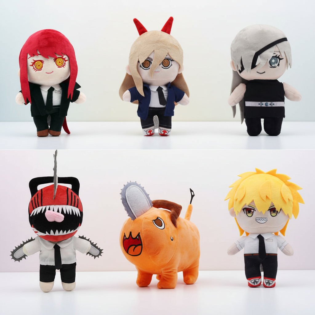2 Figuras Suaves De Anime Sherma De 25 Cm Y Colgante De 10 Cm – Hornet-can Y Hollow – Material De Poliéster