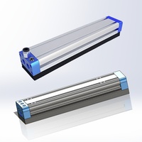 Sistema de Vacío Robótico Integrado de 60 mm con Pinza de Esponja y Conexiones Neumáticas para Automatización de Paletización EOAT