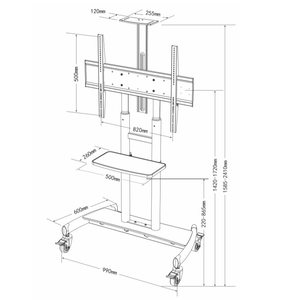 Meuble de salon moderne avec <span class=keywords><strong>support</strong></span> <span class=keywords><strong>TV</strong></span> flottant et foyer, <span class=keywords><strong>support</strong></span> mural <span class=keywords><strong>motorisé</strong></span> à mouvement complet pour téléviseur - Product Image 2