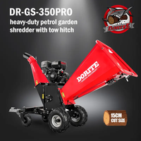 350pro k-maxpower 15HP elektrikli Start 4 tekerlekler Mulcher parçalayıcı makine şube logger profesyonel ağaç parçalayıcı odun parçalayıcı