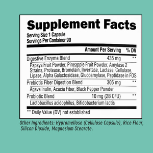 Cápsulas de Enzimas Digestivas en Oferta, Nutren las Bacterias Beneficiosas del Intestino, Promueven la Absorción de Nutrientes, Mejoran la Digestión - Product Image 2