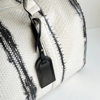 Étiquette de bagage personnalisée en cuir PU haut de gamme pour cartes d'embarquement et identification de valises – Vente en gros