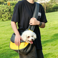 Porte-animaux de qualité supérieure Petora avec boucle de sécurité, sac de transport souple pour animaux de compagnie de petite taille, promenade au parc, sorties sur de courtes distances