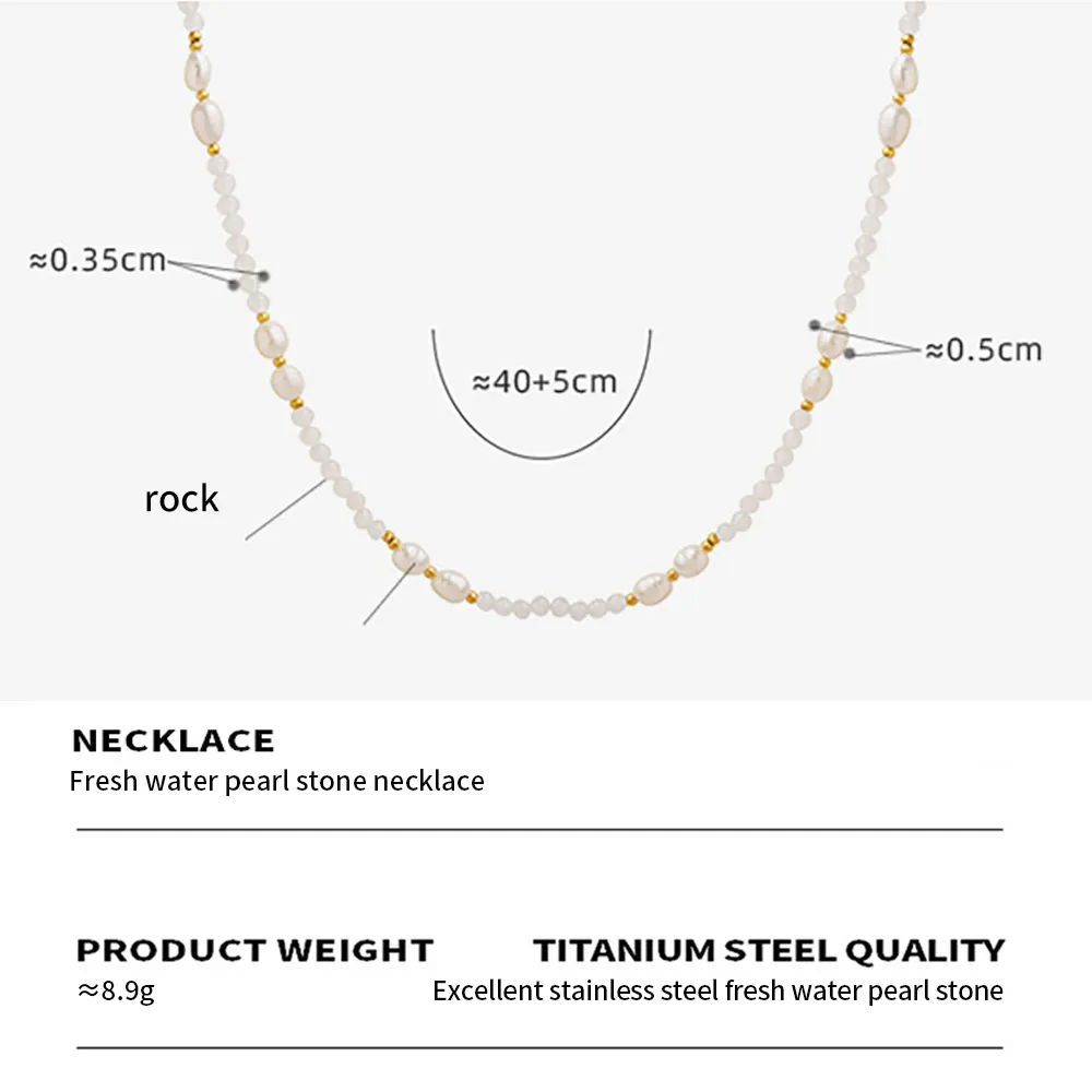 Custom Real Natural Baroque Genuine Pearl Pendant Jewelry Stainless Steel Gold Plated Freshwater Pearl Choker Necklace set