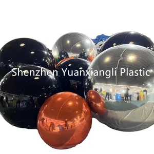 Tùy chỉnh polyvinyl clorua khổng lồ trang trí Inflatable bóng Đảng trang trí đám cưới gương bóng