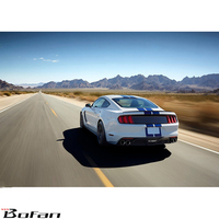 Lame de diffuseur de pare-chocs arrière de voiture de Style GT350 avec tuyau d'embouts arrière pour Mustang 2015-2017