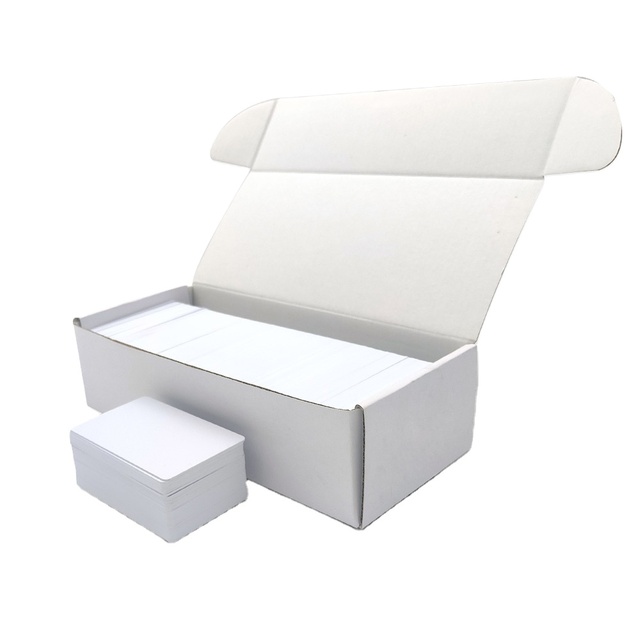 Printable ISO14443A Passive 13.56MHz NTAG 215 White Blank RFID NFC PVC Cards for Access Control, Payment, Etc.