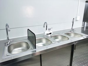 OEM Wholesale Mobile Catering Kitchen Bubble Tea Coffee Shop <strong>Ice</strong> <strong>Cream</strong> Beautiful Square Food <strong>Trailer</strong> with Oven - Product Image 5