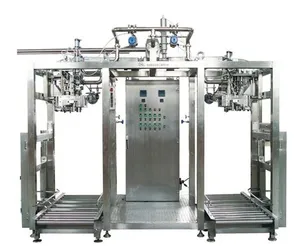 220L big drum concentrated mango pulp aseptic fiiler mango juice aseptic filling machine packing in drum