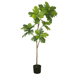 <span class=keywords><strong>OH</strong></span> ARTS Arbre à pain artificiel réaliste de haute qualité Feuille de violon Fig Plante en pot résistante aux UV Intérieur Extérieur - Product Image 6