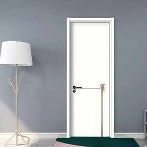 <span class=keywords><strong>Puerta</strong></span> Interior Moderna Rústica para Dormitorio, Diseño Innovador sin Marco, Madera Oculta en la Pared con Marco de Aluminio, Material MDF Impermeable - Product Image 1