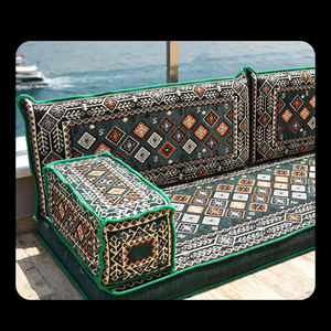 Ensemble de canapés arabes modulaires peu encombrants pour salon de chicha et mobilier de balcon - Product Image 6