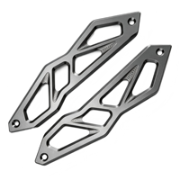 Support de pare-brise surélevé en acier inoxydable et aluminium usiné CNC 5 axes sur mesure pour Yamaha XMAX300 (brut)