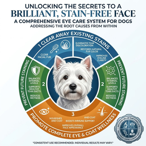 Integratore in Polvere per Macchie Lacrimali con Colostro per il Supporto Immunitario di Cuccioli e Cani Soggetti ad Allergie GMP ISO COA - Product Image 2